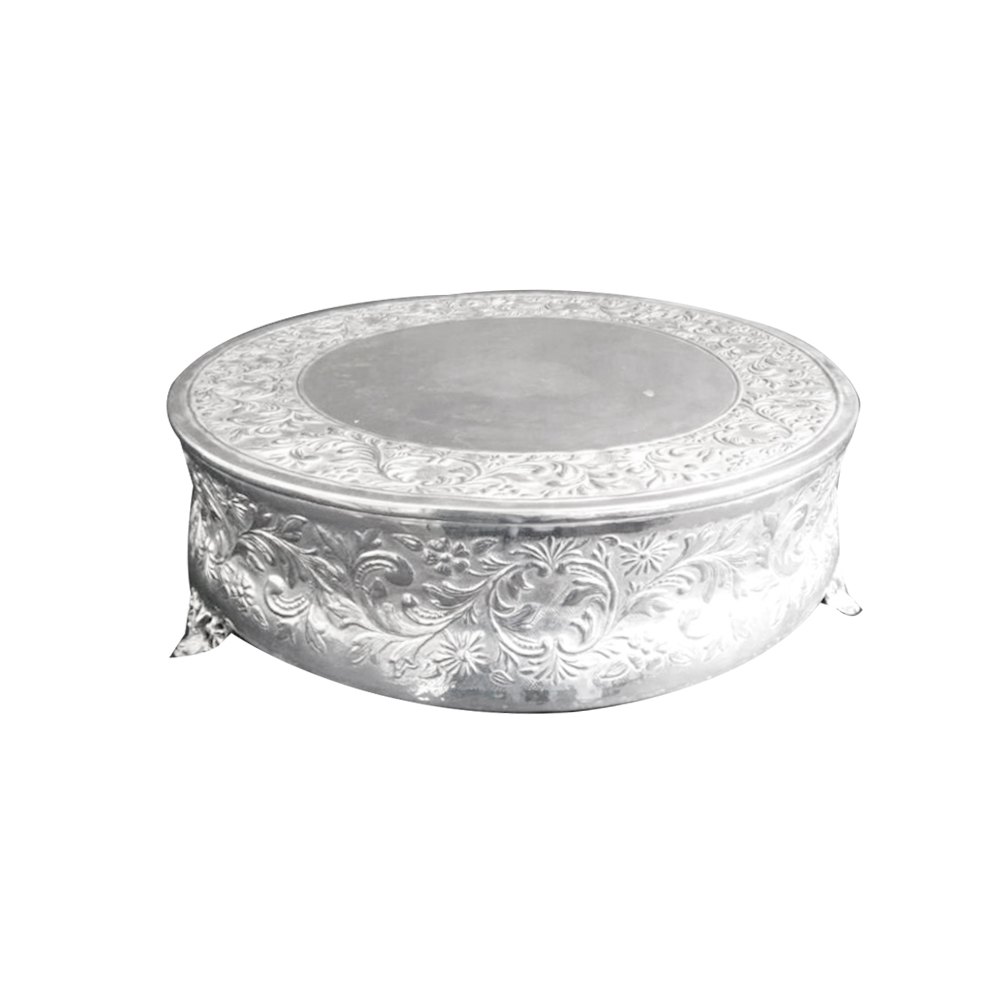 bases-de-dulce-de-silver-plate-redonda